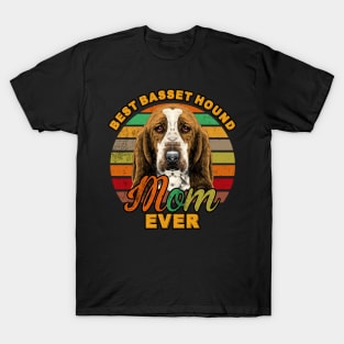 Best Basset Hound Mom Ever T-Shirt